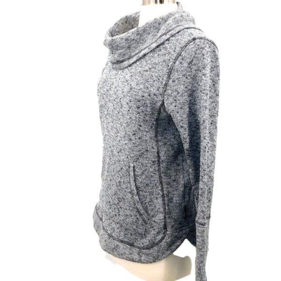 RBX "Funnel Neck" Grey Heather Pull-over Sweatshirt - Picture 4 of 10